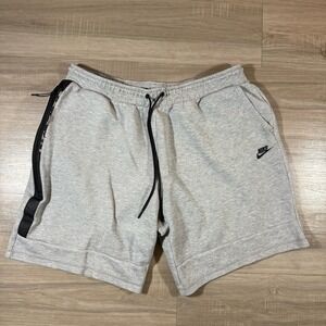 Nike Sportswear Tech Fleece Shorts Mens Sz 3XL  Heather Gray Zip Pocket